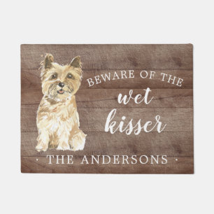 Paillasson Cairn Terrier Dog Porte personnalisée Mat