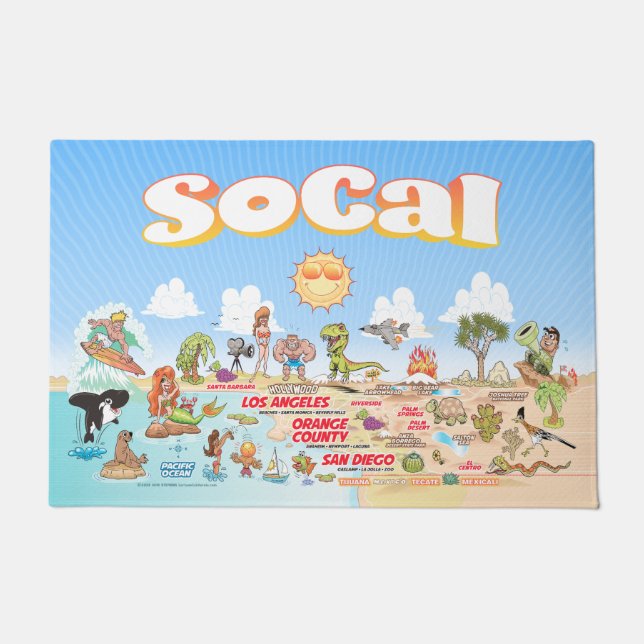 Paillasson Californie du Sud (Devant)