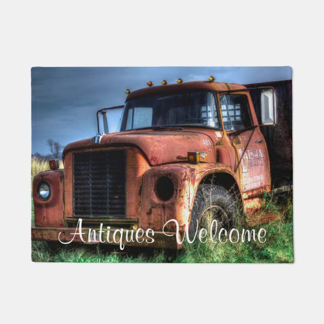 Paillasson Camion de ramassage international Antique Red (Devant)