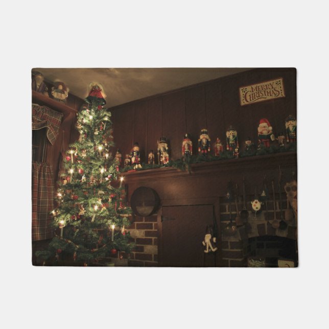 Paillasson Campagne coloniale primitive Fête de Noël (Devant)