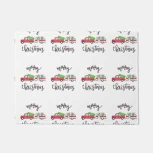 PAILLASSON ***CAMPER'S CHRISTMAS TRUCK***