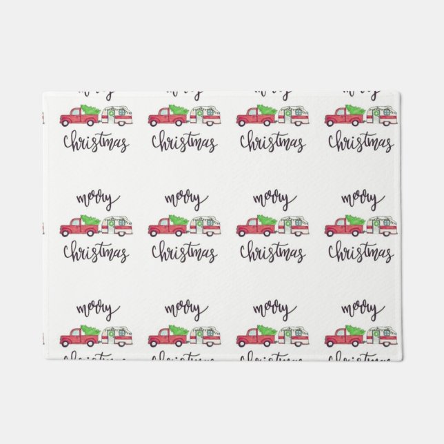 PAILLASSON ***CAMPER'S CHRISTMAS TRUCK*** (Devant)