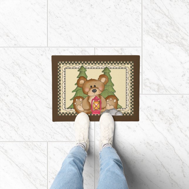 Paillasson Camping Bear fun Camper doormat (Intérieur)