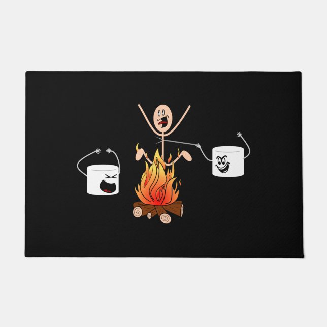 Paillasson Camping drôle (Devant)