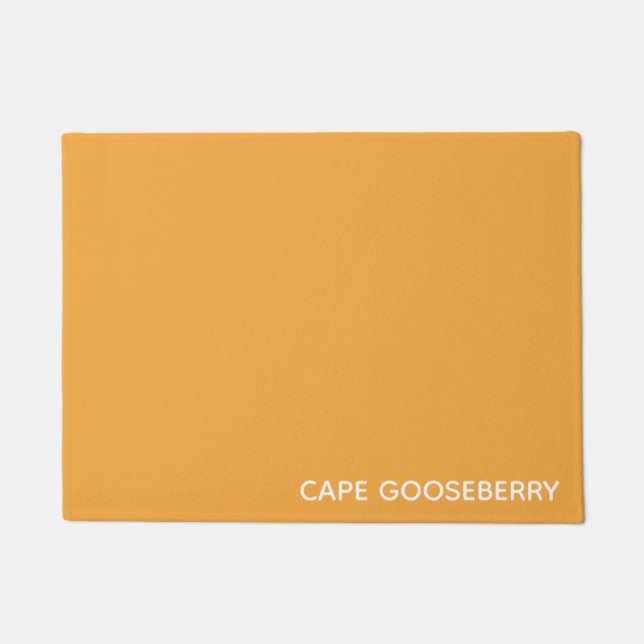 Paillasson Cape Gooseberry yellow color name (Devant)