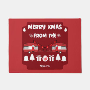 Paillasson Caravan Joyeux Camping de Noël