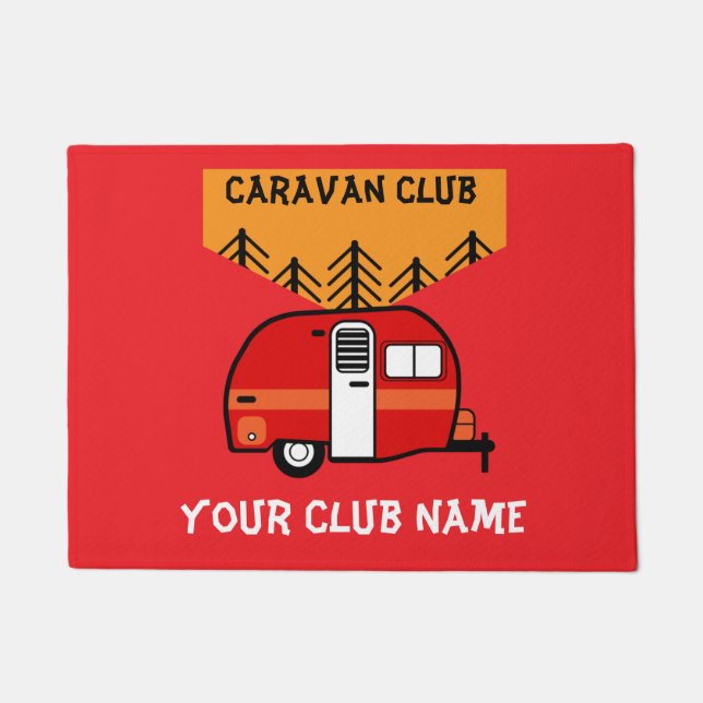 Paillasson Caravane Et Motorhome Clubs Coffee Mug Porte - clé (Devant)