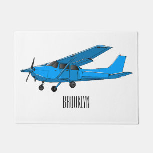 Paillasson Caricature d'avion à voilure fixe