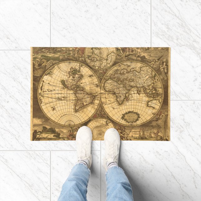 Paillasson Carte du monde antique (Intérieur)