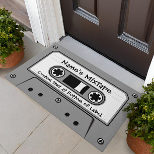 Paillasson Cassette audio Grey