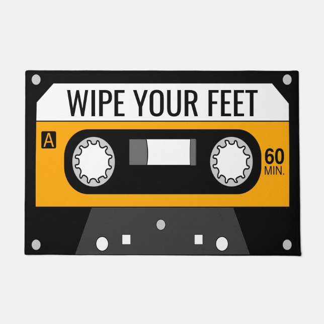 Paillasson Cassette Jaune (Devant)