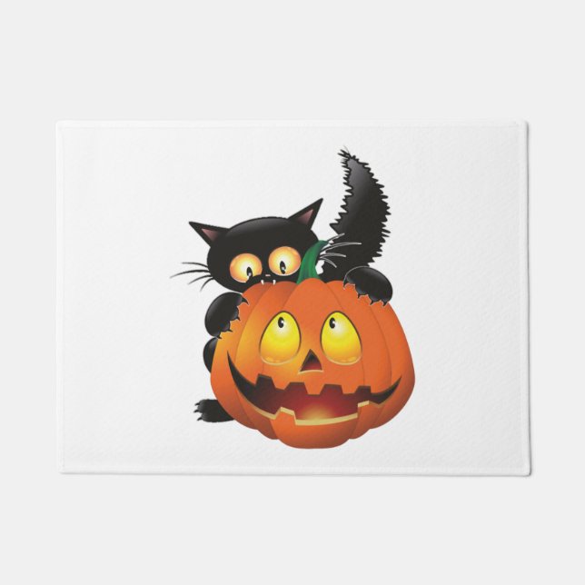 PAILLASSON CAT HALLOWEEN (Devant)