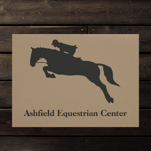 Paillasson cavalier équitation Brown équitation stable
