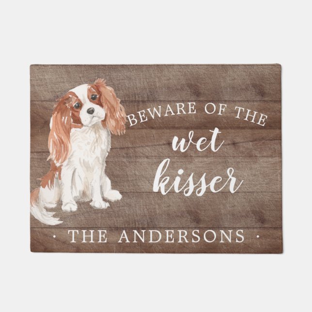 Paillasson Cavalier King Charles Spaniel Porte Mat (Devant)