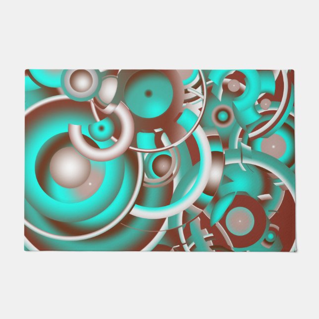 Paillasson Cercles célestes circulaires (Devant)