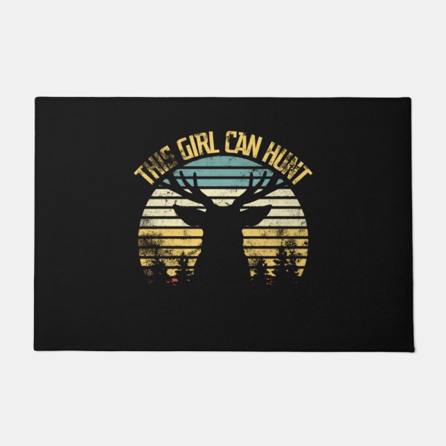 Paillasson Cette Fille Peut Chasser Classique (Devant)