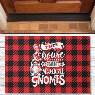 Paillasson Cette maison est gardée par des gnomes magiques