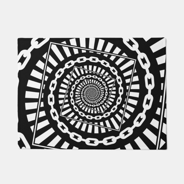 Paillasson Chaînes de golf sur disque (Devant)