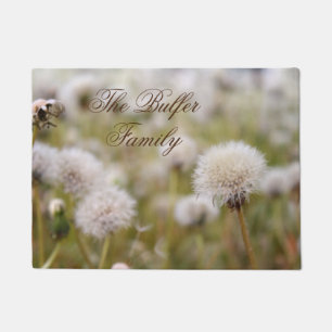 Paillasson Champ Fluffy Dandelion personnalisé