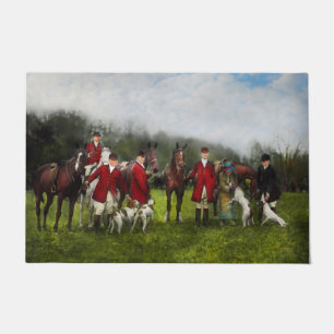 Paillasson Chasseur - la chasse à renard - Contrôle-ho 1924