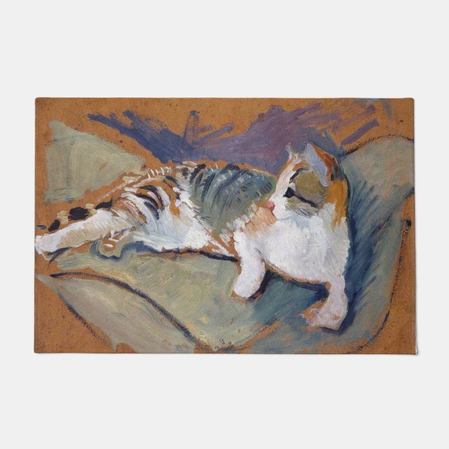 Paillasson Chat, Août Macke Doormat (Devant)