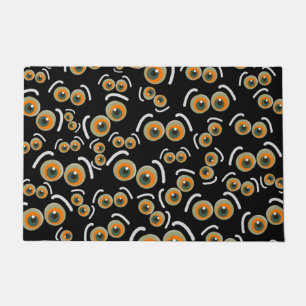 Paillasson Chat effrayant Halloween Boo Eyes Bat