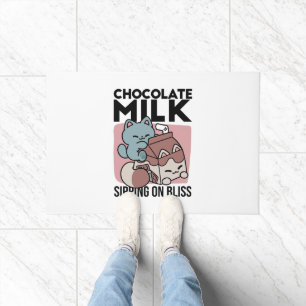 Paillasson Chat Mignon Lait Chocolat – Boisson Confortable et