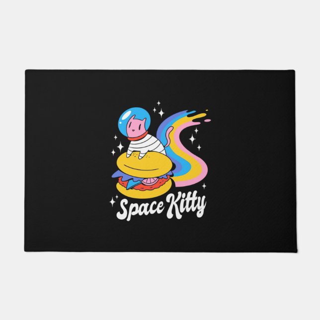 Paillasson Chat spatial astronaute (Devant)