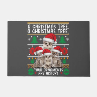 Paillasson Chats Chemise de Noël Funny Ornements Pajama Famil