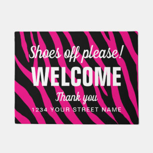 Paillasson Chaussures drôles outre d'accueil fait sur