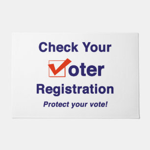 Paillasson Check Your Voter Registration 2024 Election