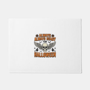 Paillasson Chemise crâne Halloween Gravure vintage Citation d