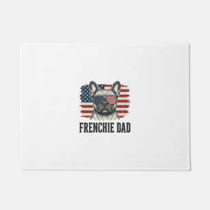 Paillasson Chemise Vintage Frenchie Dad Bulldog Patriotique_1