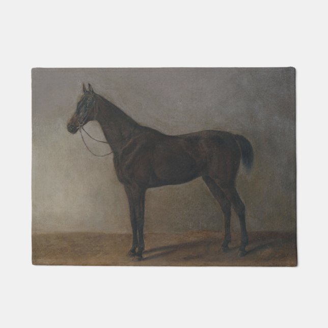 Paillasson Cheval de la baie de Gelding (par Albrecht Adam) (Devant)