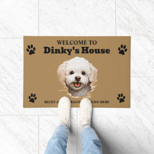Paillasson Chien Bichon Frise