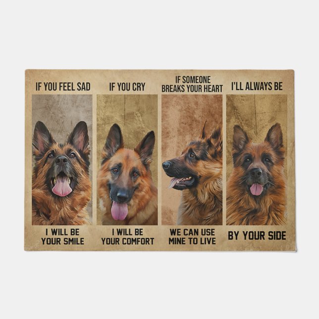 Paillasson Chien de berger allemand Doormat, berger allemand  (Devant)