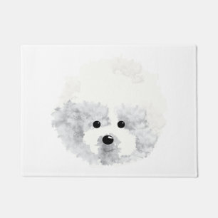 Paillasson Chien de Bichon Frise 