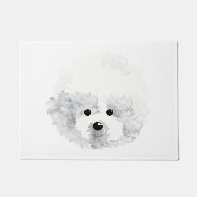 Paillasson Chien de Bichon Frise  (Devant)