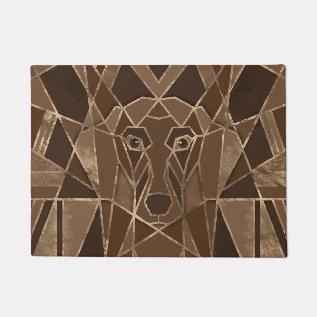 Paillasson Chien de Dachshund Art déco (Devant)