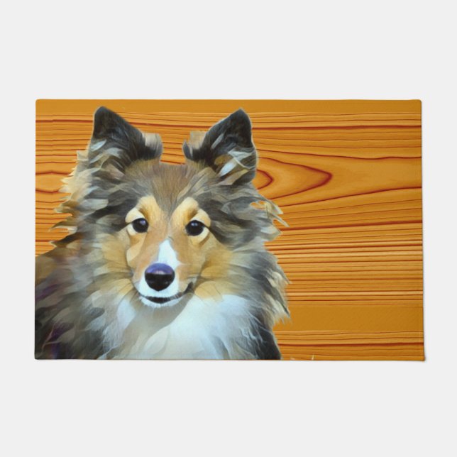 Paillasson Chien de Sheltie Collie (Devant)