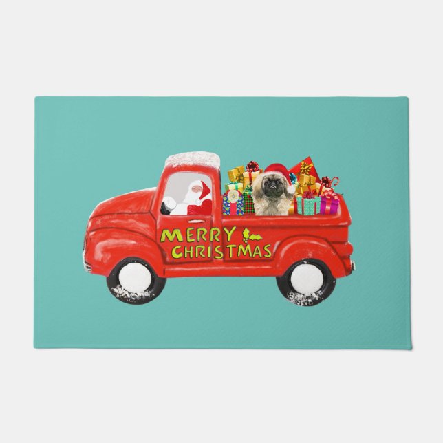 Paillasson Chien pekingese dans la livraison de Noël Camion (Devant)