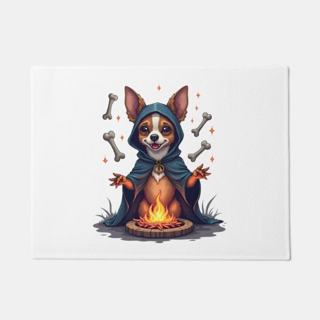 Paillasson Chien rituel du Chihuahua maudit (Devant)