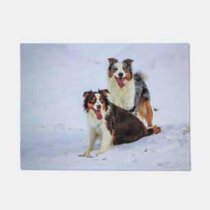 Paillasson Chiens australiens de couples de berger