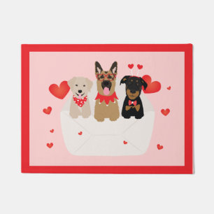 Paillasson Chiens Dans L'Amour Enveloppe