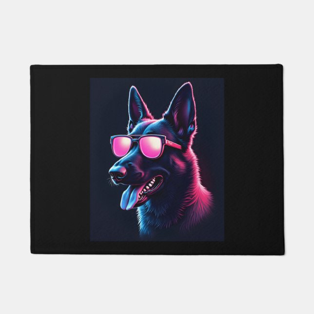 Paillasson Chiens Malinois belges T-shirt Malinois (Devant)