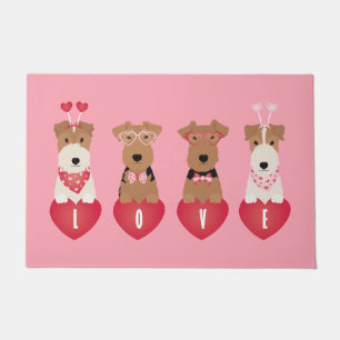 Paillasson Chiens Terrier de Valentine Welsh Wire Fox