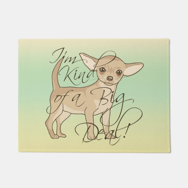 Paillasson Chiwawa je suis un peu une affaire (Devant)