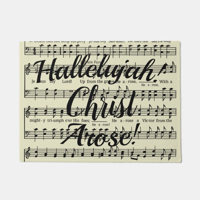 Paillasson Christ Arose (Devant)