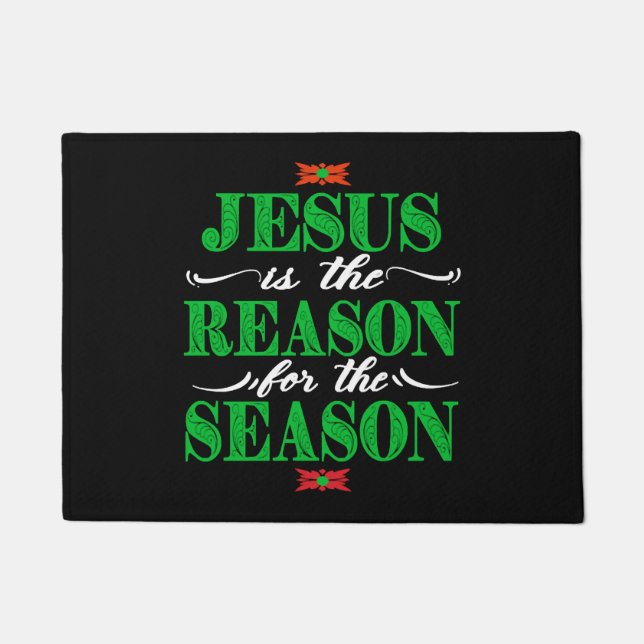 Paillasson Christian Christmas Toxits Jésus Is The Reason For (Devant)