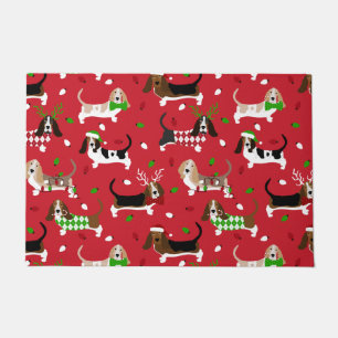 Paillasson Christmas Basset Hound